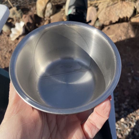 MCM Condiment Caddy Server Holder Stainless Steel Atomic Vintage Teak Restaurant - Picture 6 of 8